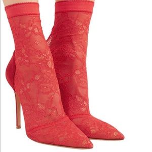 RED GIANVITO ROSSI BOOTIES 100% AUTHENTIC